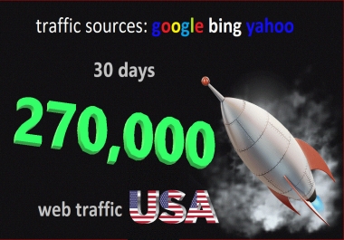 I will increase your website traffic targeted from usa