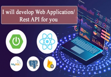 I wiil develop Web Application / Rest-Api