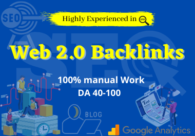 I will do 25+ high authority web 2.0 backlinks