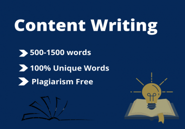 SEO friendly 1000+ Content writing,  Article writing and Blog writing