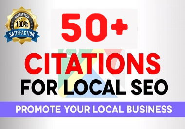I will do 30+ live local SEO citations for local businesses
