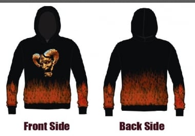 I will create custom illustration t shirt design