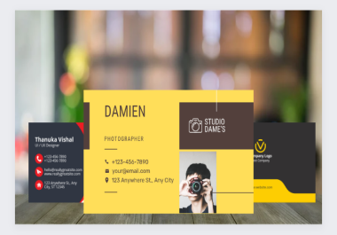 Modern Business Card Designs with FREE Logo