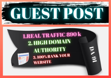 Write and Publish 10 Guest Posts on High Authority Website unique article backlink