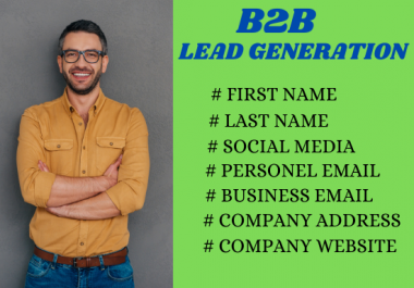 I Will Do 100 B2B Lead Generation And Build Prospect Email List