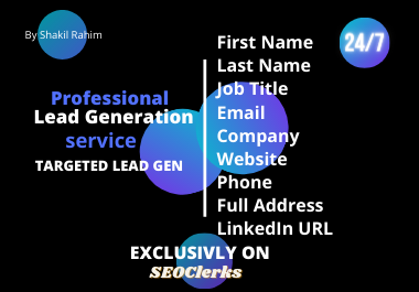 I will do B2B lead generation and valid Email collect by using LinkedIn