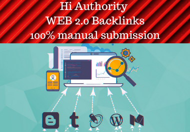 10 Web 2.0 Backlinks And Web 2.0 Profile Backlinks Get Effective High Authority Backlink in low spam