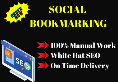 20 Social Bookmarking Submission High Authority link building permanent backlink