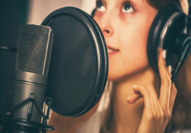 I will record a professional male or female voice over