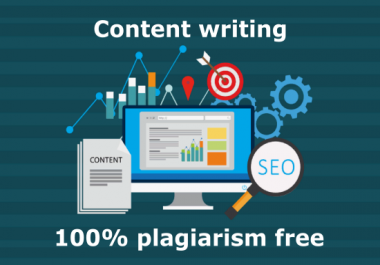 I will write SEO friendly & Plagiarism free content.