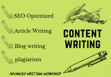 I will write 1200 words SEO friendly content for your website