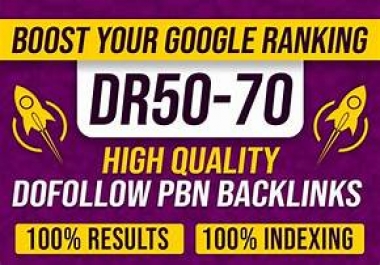 Build 20 High DR 50To70 HomePage PBN Backlinks - Dofollow Quality Backlinks