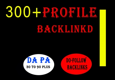 I will make manual profile backlinks on high authority websites