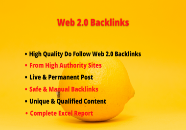 I will build 20 web 2.0 backlinks