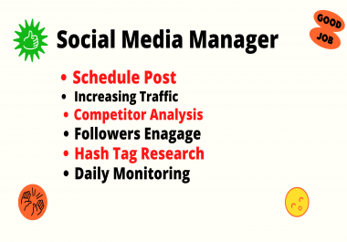 I want to be your Social Media Manager