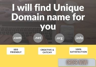I Will Research & Find High Quality Targeted Domain Name For You