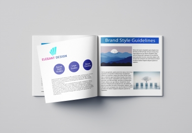 I will do unique brand manual book identity and brand style guide