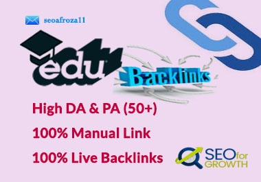 I will create 20 Edu & Gov High Authority SEO link building backlinks