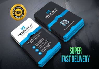 I will create 4 different business card designs in beautiful 5 hours
