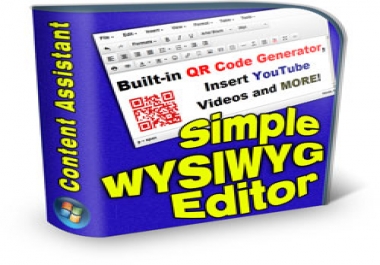 Simple WYSIWYG Editor OR Code Generator,  insert YouTube videos.