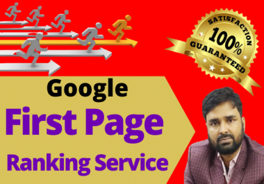 I will offer you 100 guaranteed google 1st page ranking service