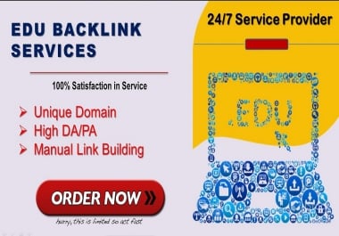 I can create 20 manual Edu/Govt backlinks