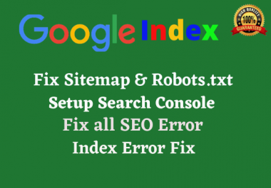 I will Index your website and fix issues of google search console