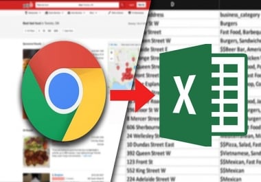 I will scrape google map data fore your business with email exal