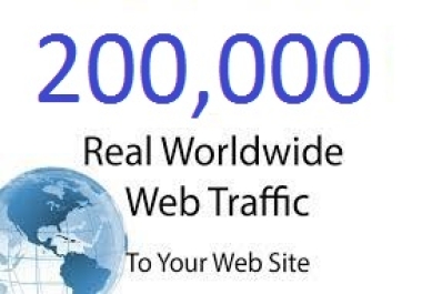 200,000 Worldwide Website targeted Traffic google ranking YouTube Twitter LinkedIn google Traffic