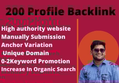 Get 200 High Quality SEO Backlinks