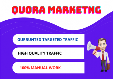 50 High Quality Niche Related Quora Answer Posting With Guaranteed Visitor