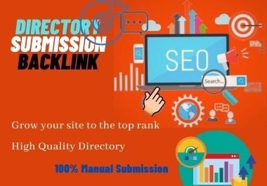I will provide 100 high quality directory submission backlinks manually