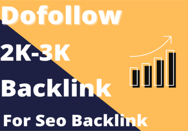 I will do 2K-3K high domain authority dofollow SEO backlinks link building service for google top ra
