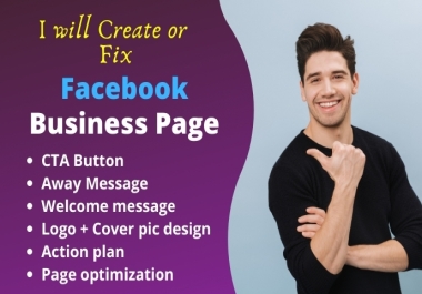 I will create a Perfect Facebook Business Page