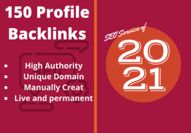 I Will Build 150 High Quality Profile Backlinks