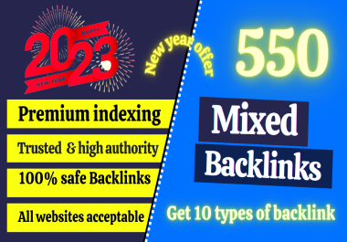 Indexable Mixed backlinks guest post,  pdf,  Social,  web2.0,  link wheel,  directory,  infographic Etc