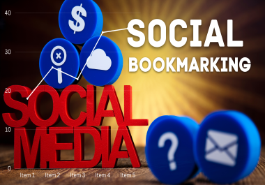 I will create 120 high quality social bookmarks / bookmarking SEO backlinks for google ranking