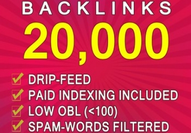 Get 20,000 High Quality GSA Backlinks