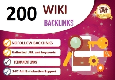 Provide 200+ wiki Contextual backlinks
