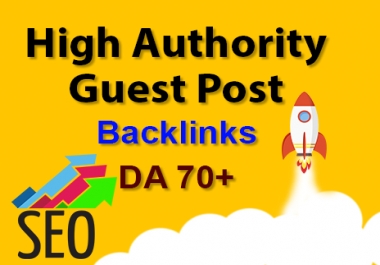 High authority guest post backlinks