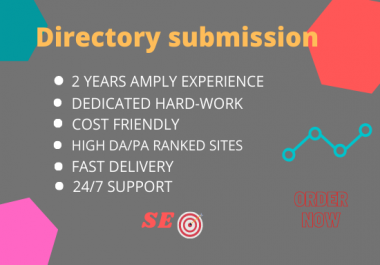 I will do 70 do-follow directory submission manually