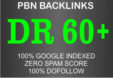 I will build 5 do follow DR 60 to 70 high quality do follow backlink