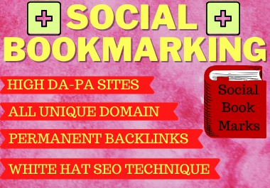 I will published 25 social bookmarking high authority permanent backlinks