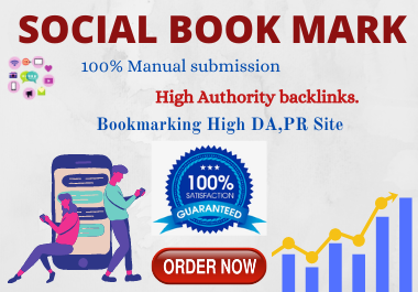 20 Social Bookmarking High authority Backlinks must rank your website permanent for 1