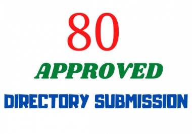 I will create 80 directory submission approval