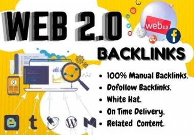 I will do high quality 50 web 2.0 backlinks