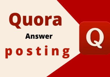 I will do promote 3 high quality quora answer with your URL
