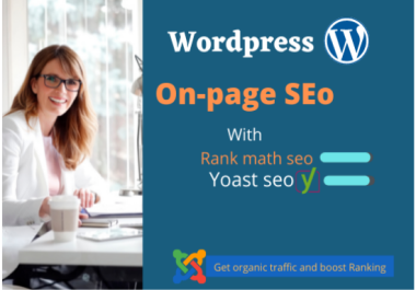 I will do on page SEO and technical optimization of wordpress site
