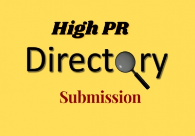 I will Provide 100 manually directory submission