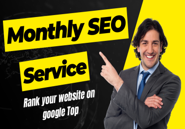 I will do professional SEO service for google top ranking